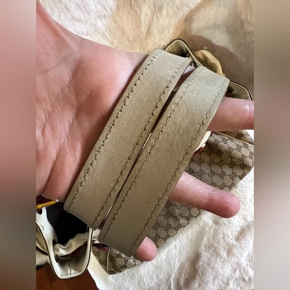 Authentic Gucci Positano Large canvas scarf tote bag - Picture 11 of 16